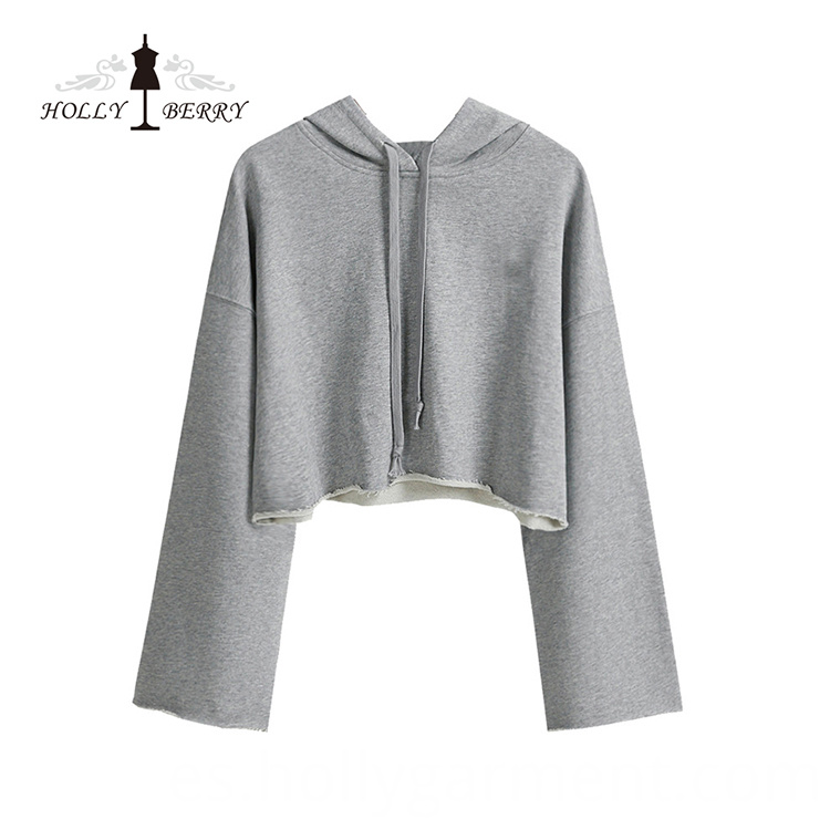 Sudaderas con capucha Crop Top Hoodies